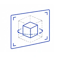 Technische Illustration: 3D-Modell in einer Viewer-Ansicht