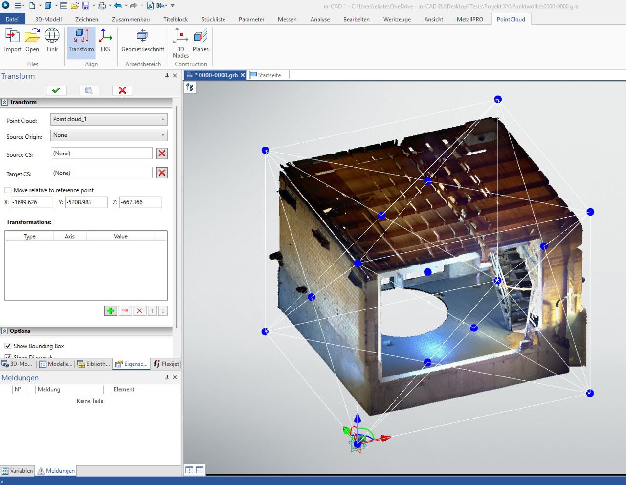 IN-CAD PointCloud Visual